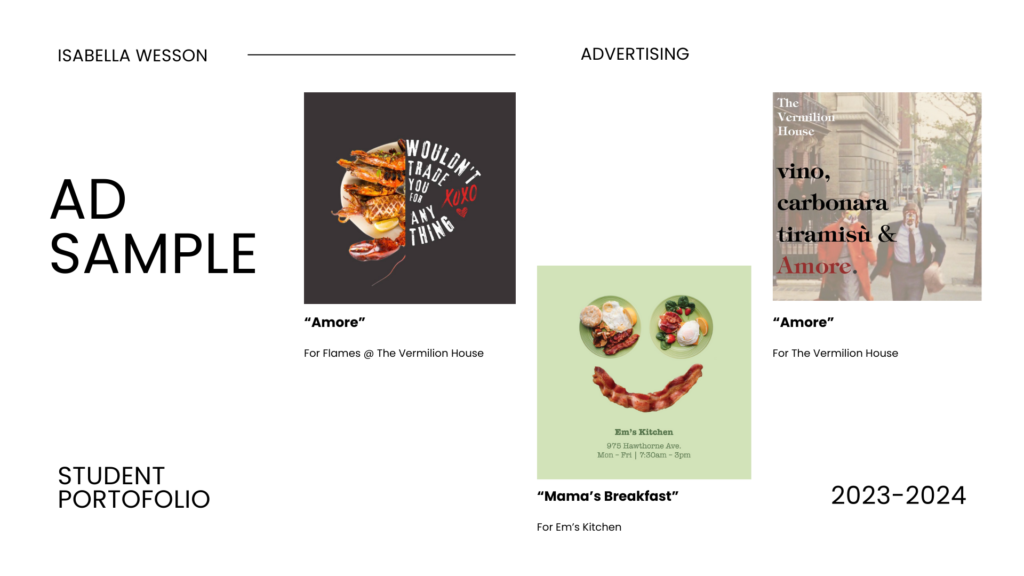My first "Portfolio" via Canva